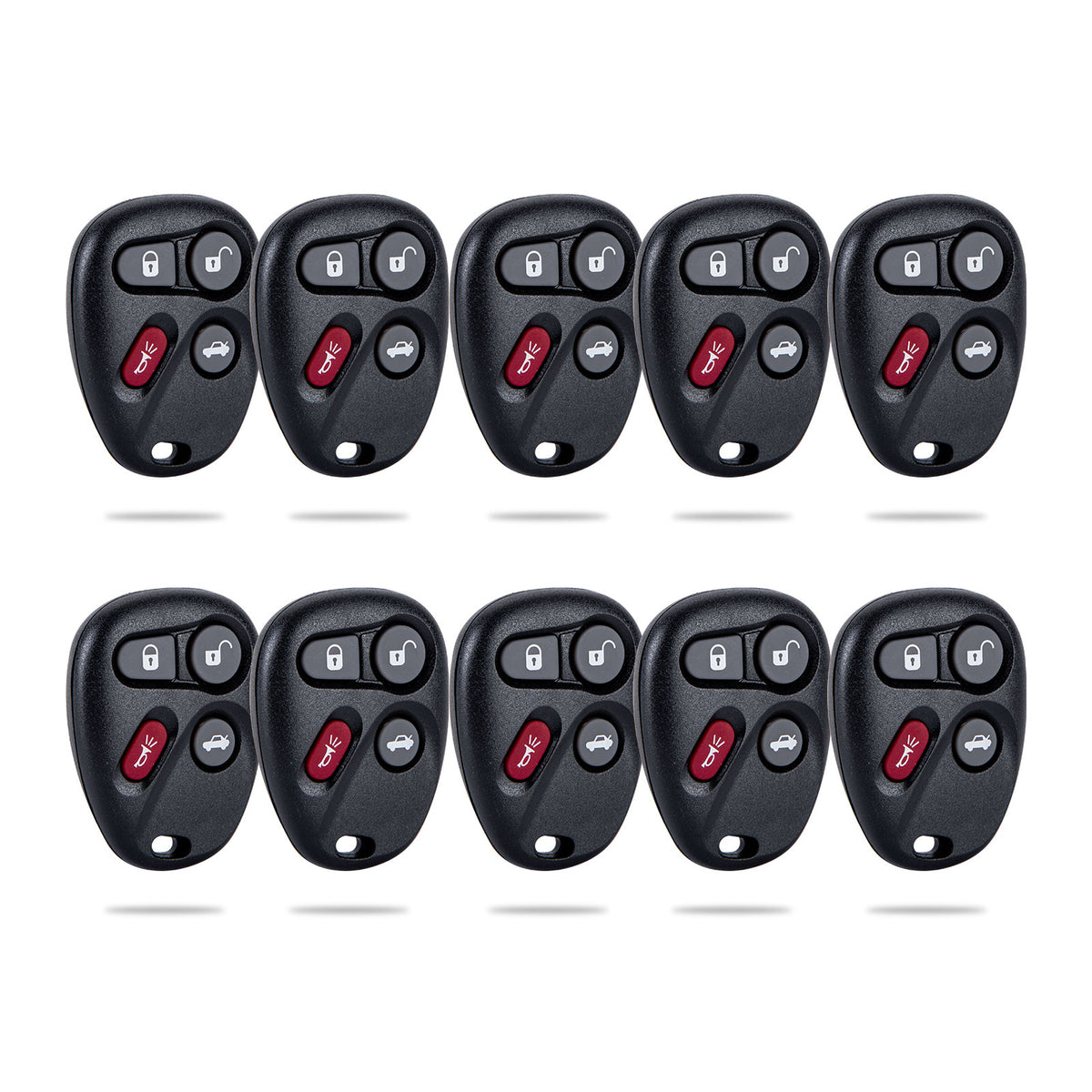 New Keyless Entry Replacement Car Key Fob for Selected Cars with P/N:25695954/25695955/25695966/25695967/15184352/15184353/15752330/15043458/10443537 FCC ID: KOBLEAR1XT C4RD(10)