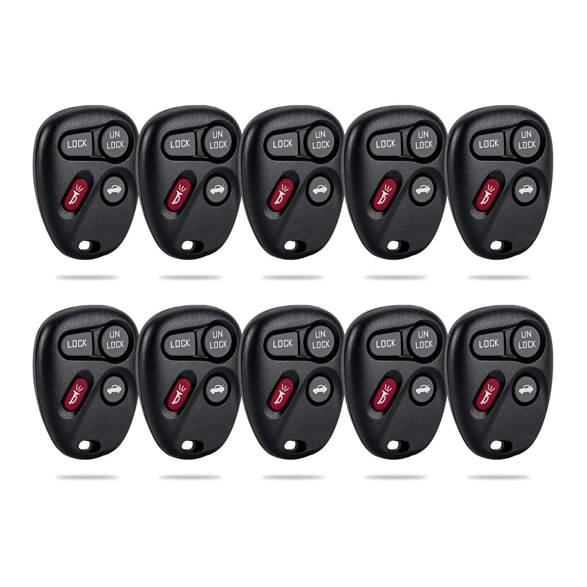 New Keyless Entry Replacement Car Key Fob for Envoy Trailblazer with FCC ID: MYT3X6898B GM # 15051014, 15008008, 15008009 C4RF(10)