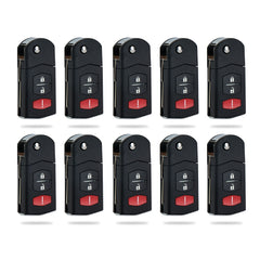 New Flip Remote Replacement for 2005/2006/2007/2008 Mzda 6 RX8 with FCC ID: KPU41788 M3SB(10)