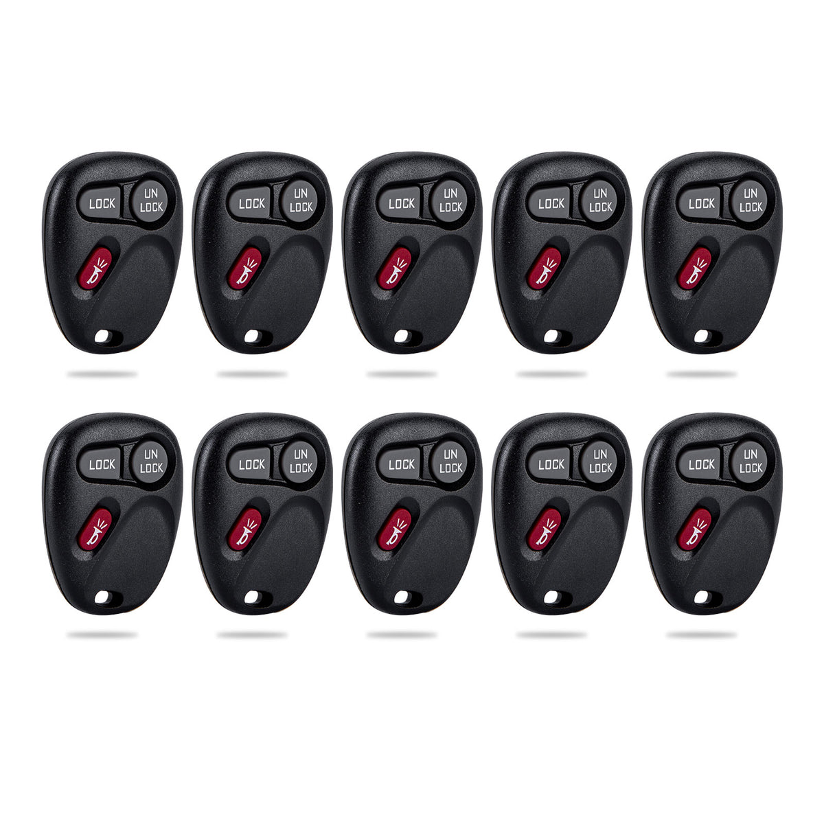 New Keyless Entry Replacement Car Key Fob for 1999/2000/2001 Silverado 2000-2001 Suburban 2000-2001 Tahoe Sierra Yukon with FCC ID: KOBUT1BT P/N: 15732803 C3RH(10)