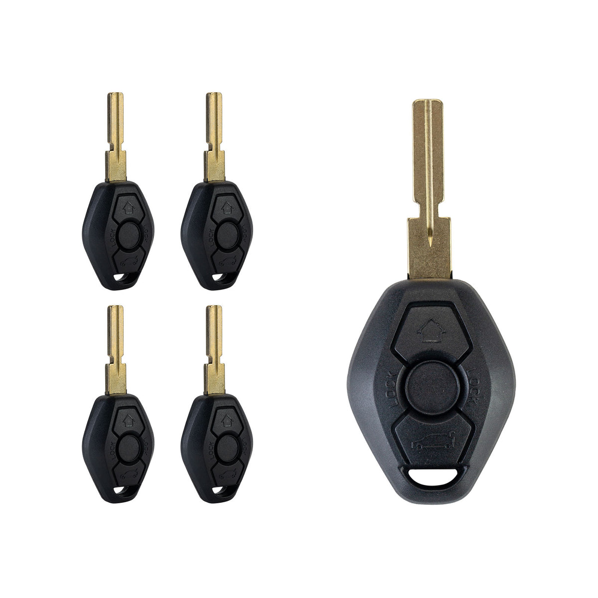 Replacement Car Key Fob for 1997/1998/1999/2000 BMW 328i 528i 540i 740i 740iL 750iL 315 MHZ with FCC ID:LX8 FZV, LX8FZV, 6955750 B3SB