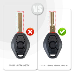 Replacement Car Key Fob for 1997/1998/1999/2000 BMW 328i 528i 540i 740i 740iL 750iL 315 MHZ with FCC ID:LX8 FZV, LX8FZV, 6955750 B3SB