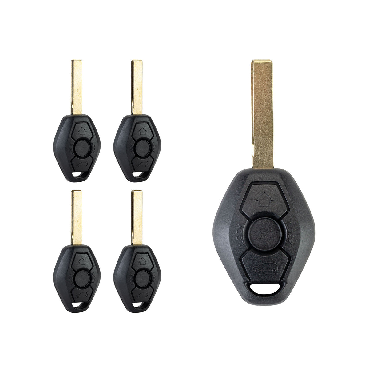 Replacement Car Key Fob for 2004/2005/2006/2007/2008/2009/2010 BMW X3 X5 Z4 315 MHz with FCC ID:LX8 FZV, LX8FZV ID44(7935) Chip B3SA