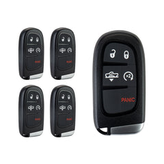 Replacement Car Key Fob for 2013/2014/2015/2016/2017/2018/2019 Ram 1500 2500 3500 Air Suspension with FCC ID: GQ4-54T 46 CHIP P/N:56046956 433Mhz D5RG