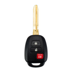 New Replacement Car Key Fob for 2012/2013/2014/2015/2016 Toyota Prius C with FCC ID: HYQ12BDM/1551A-12BDM/89070-06420 G CHIP T3SB