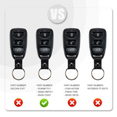 New Key Fob Replacement for 2007/2008/2009 K1A Sorento 2007/2008/2009/2010/2011 K1A Rondo with P/N: PLNHM-T011, 5648A-HMT011, 95430-1D201 K4RC