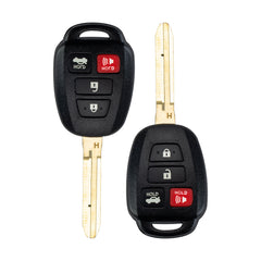 New Keyless Entry Replacement Car Key Fob for 2014/2015/2016/2017 Corolla ONLY H Chip with FCC ID:HYQ12BEL T4SH