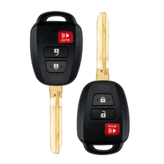 New Replacement Car Key Fob for 2012/2013/2014/2015/2016 Toyota Prius C with FCC ID: HYQ12BDM/1551A-12BDM/89070-06420 G CHIP T3SB