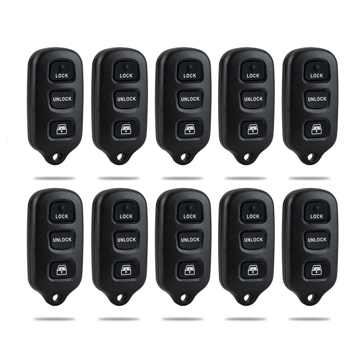 New Keyless Entry Replacement Car Key Fob for 1999-2009 4 Runner,2001-2008 Sequoia Part No. HYQ12BBX/HYQ12BAN/HYQ1512Y/1511A-12BBX T4RB(10)