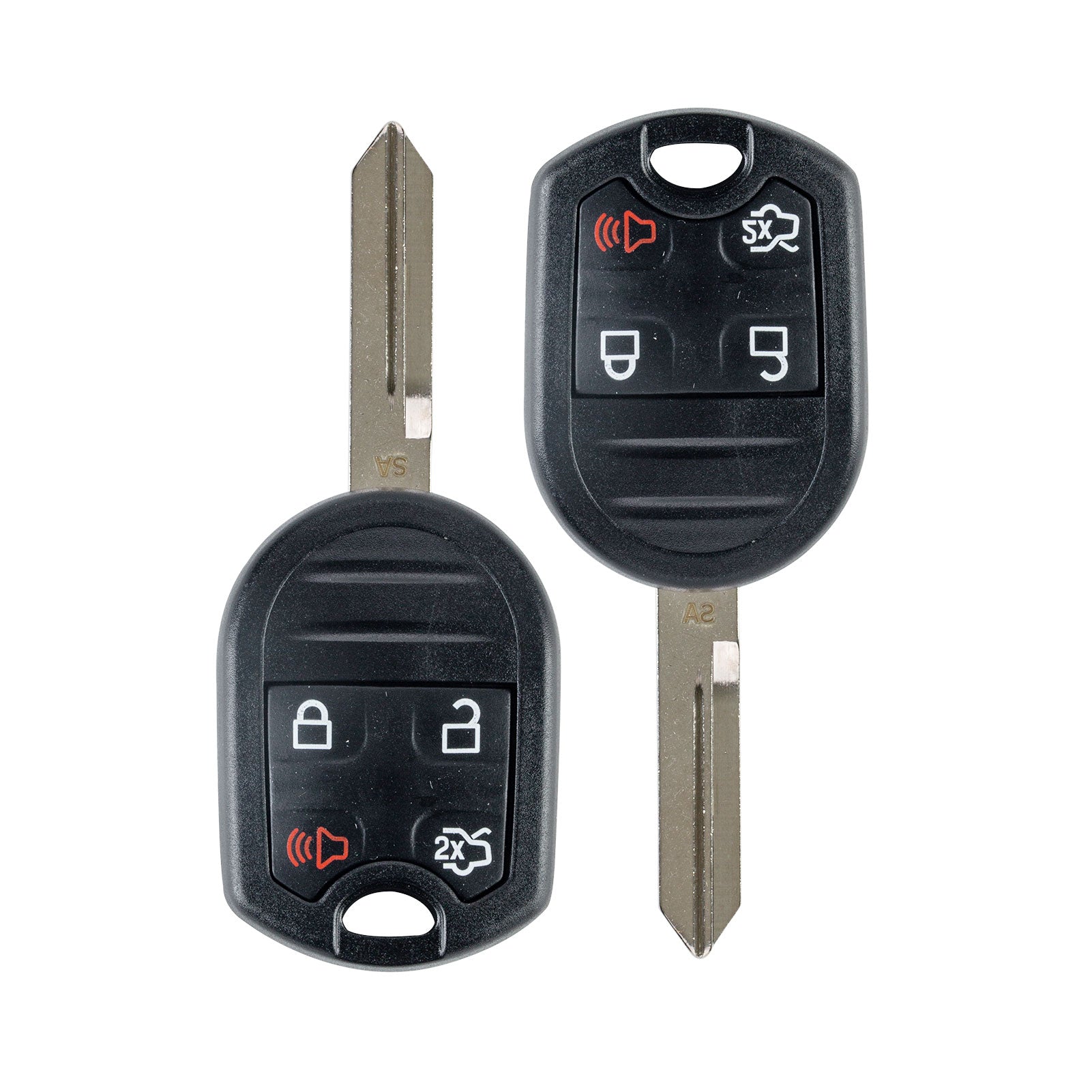 Car Key Fob Replacement for Ford 4 BTN Head Key 80 BIT with FCC ID: CWTWB1U793 315MHZ F4SB