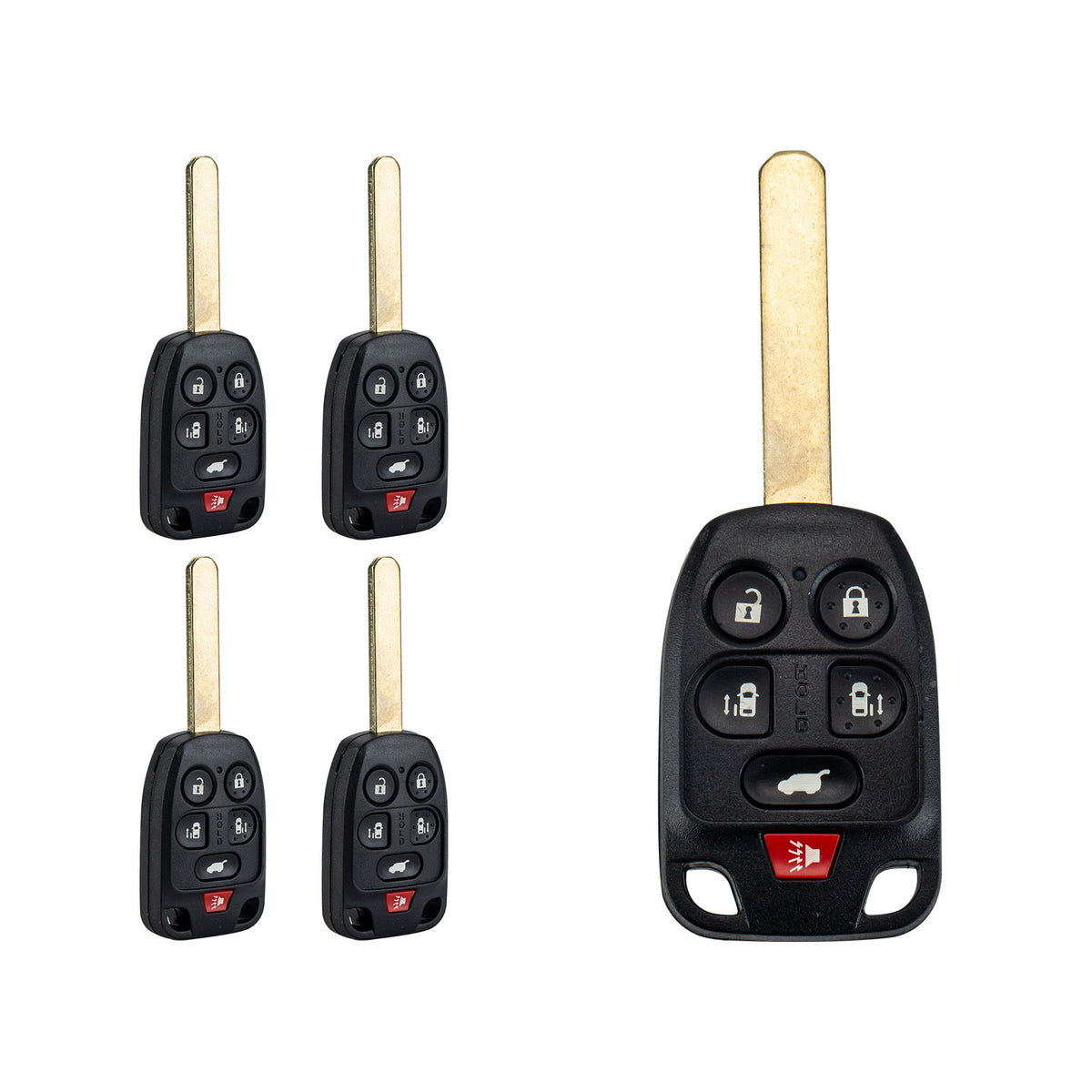 Replacement Key Fob for 2011/2012/2013/2014 Honda Odyssey with FCC ID: N5F-A04TAA H6RB(5)