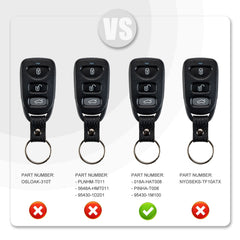 New Car Key Fob Replacement for 2010/2021/2022/2023/2014 K1A Forte with P/N: 4018A-HAT008, PINHA-T008, 95430-1M100 K4RD(5)