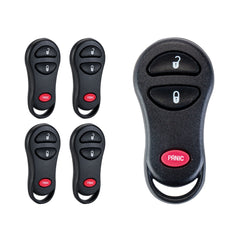 Brand New Self Programmable Car Key Fob Replacement for Dodge&Chrysler 3 Button with FCC ID: GQ43VT17T D3RB(5)