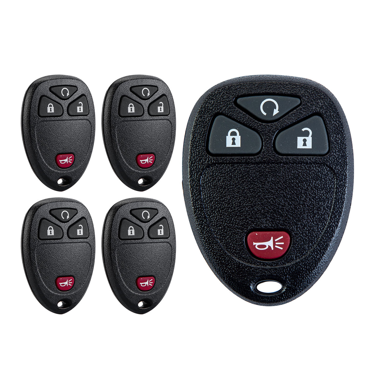 New Keyless Entry Replacement Car Key Fob for Select Silverado Suburban Tahoe Sierra Models with FCC ID:OUC60270 OUC60221 C4RC(5)