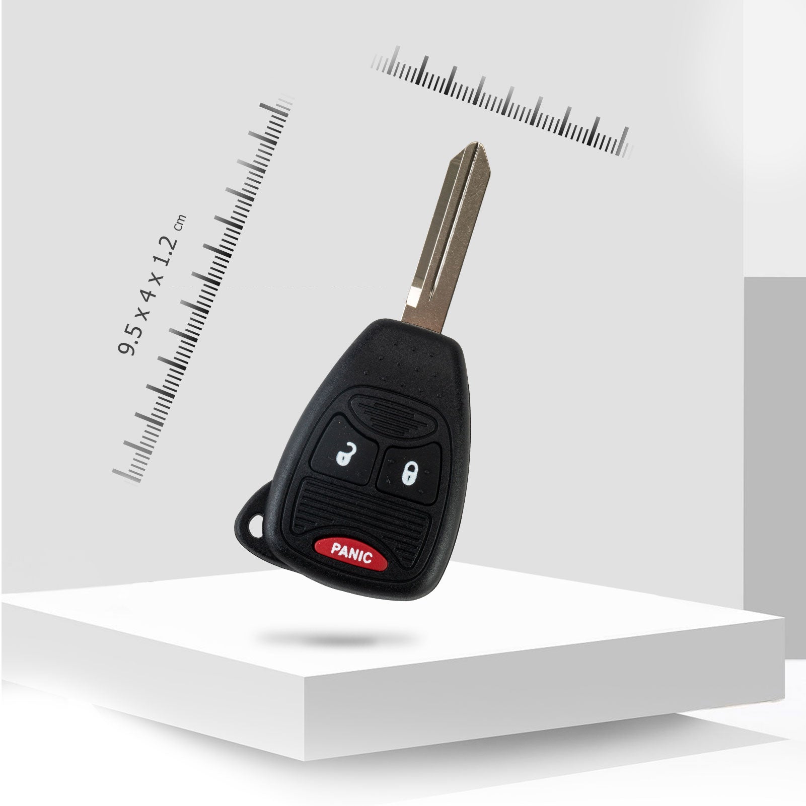 Replacement Car Key Fob for Chrisler D0dge Je-p with FCC ID: OHT692427AA 315MHZ KR-D3SA