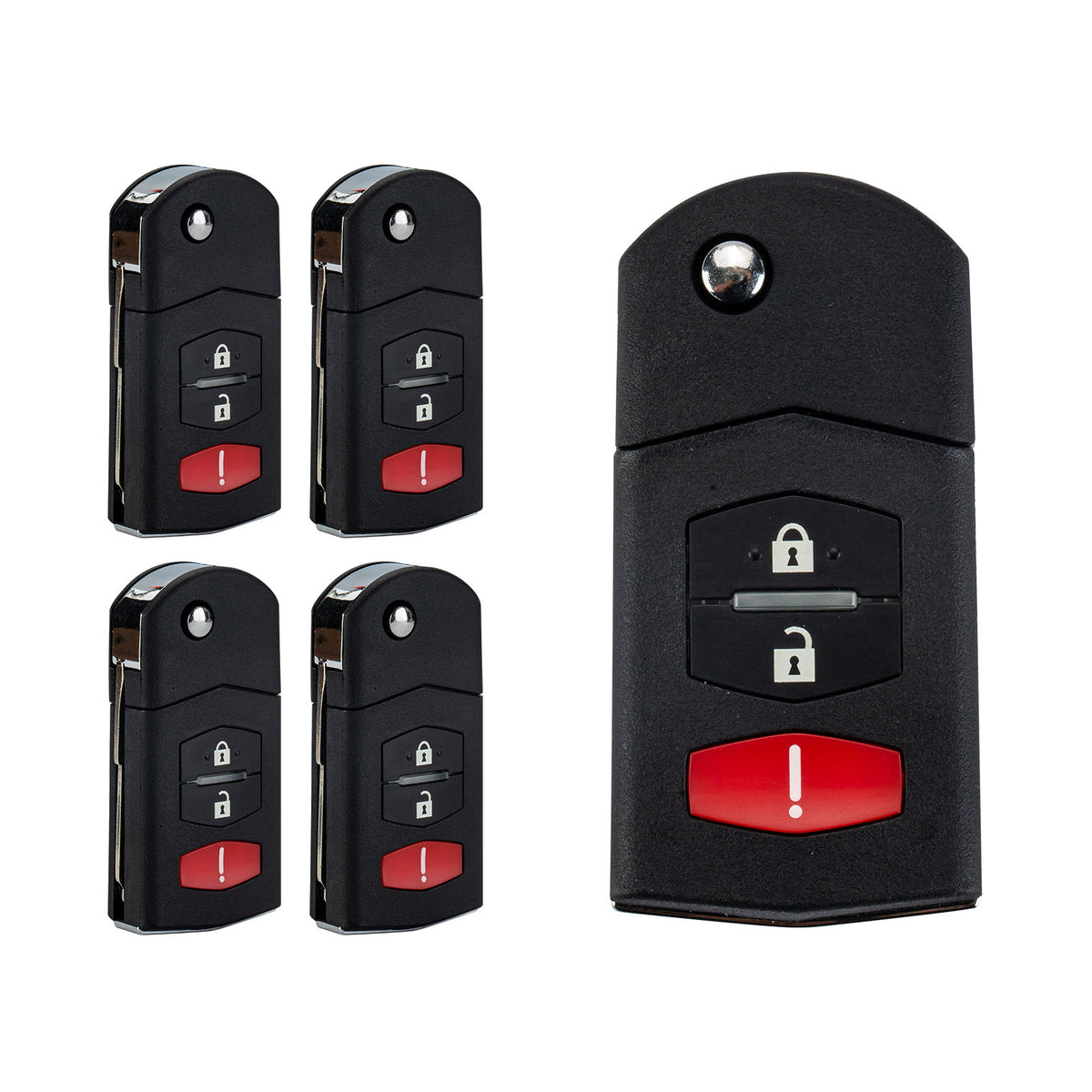 New Replacement Car Key for 2011-2015 MZDA 2, 2006-2015 MZDA 5, 2007-2015 MZDA CX-9, 2007-2012 MZDA CX-7 with P/N:BGBX1T478SKE125-01, 662F-SKE12501 M3SA(5)