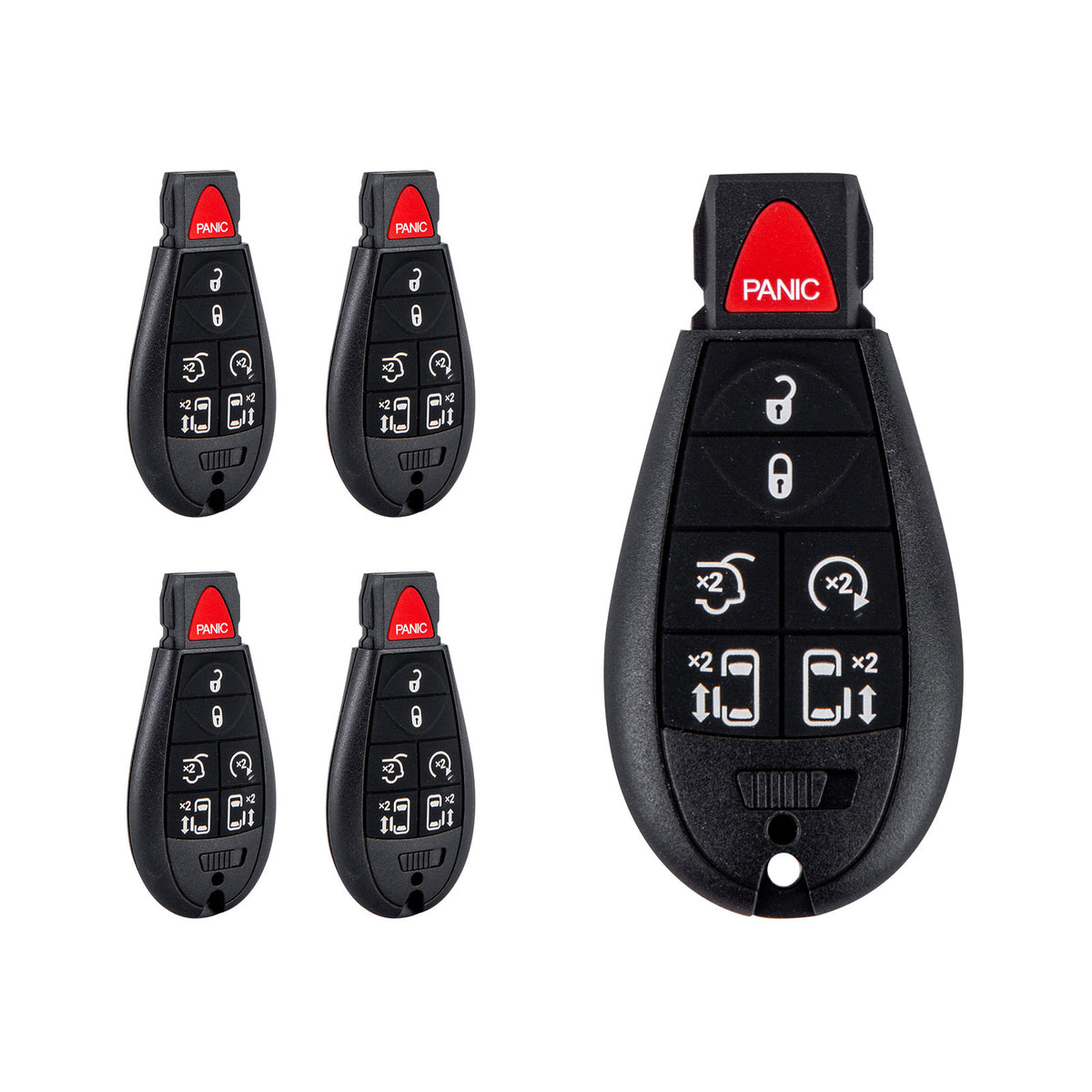 New Keyless Entry Replacement Car Key Fob for 2008/2009/2010/2011/2012/2013/2014 Grand Caravan with FCC ID: IYZ-C01C or M3N5WY783X D7RA(5)