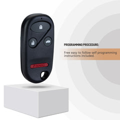 Brand New Car Key Fob Replacement for 1998/1999/2000/2001/2002 Accord with FCC ID: KOBUTAH2T H4RB(5)