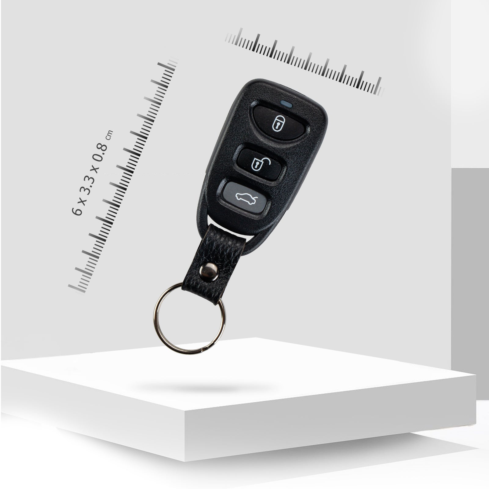 New Car Key Fob Replacement for 2010/2021/2022/2023/2014 K1A Forte with P/N: 4018A-HAT008, PINHA-T008, 95430-1M100 K4RD(5)