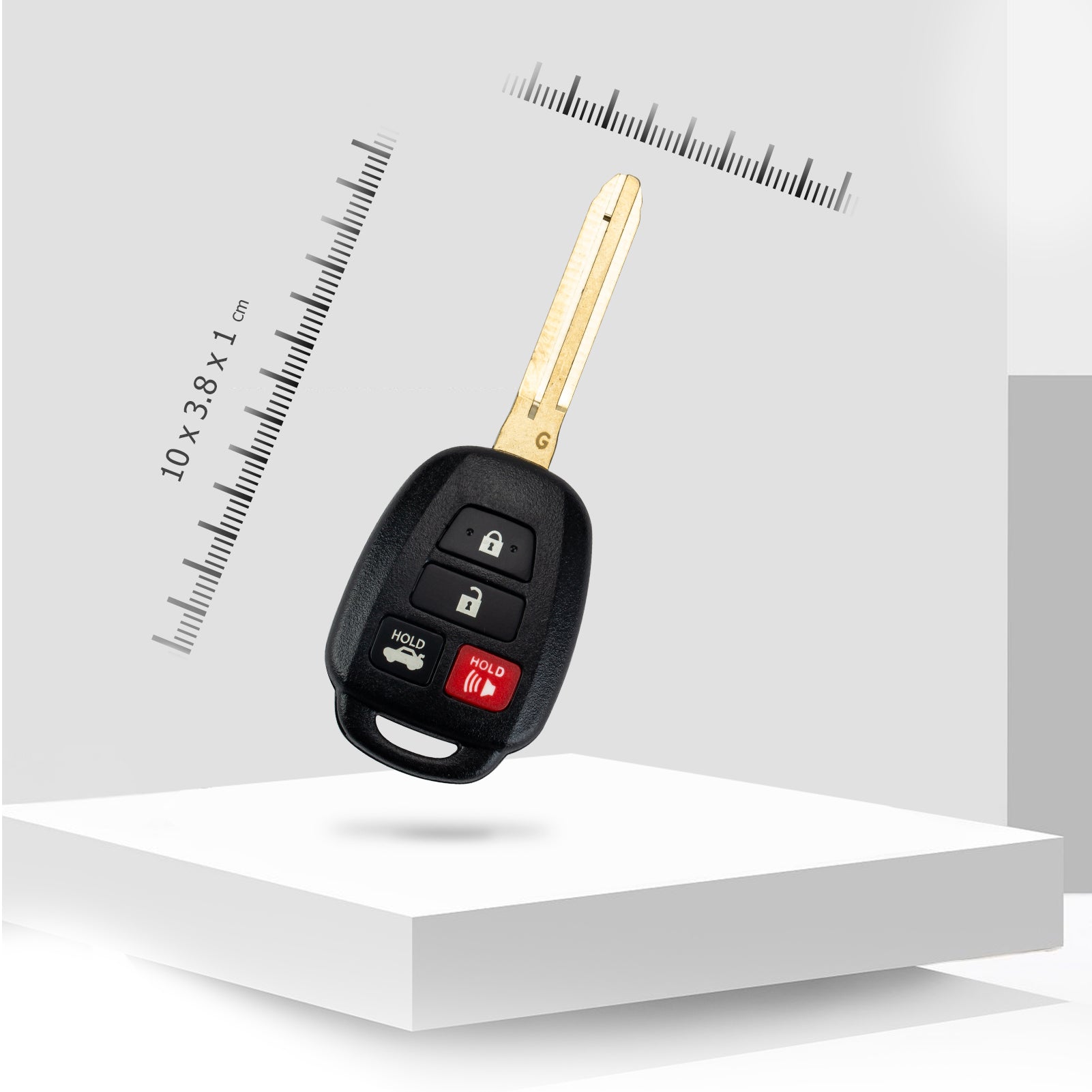 New Key Fob Replacement for 2012/2013/2014 Toyota Camry with FCC ID:HYQ12BDM G chip T4SB