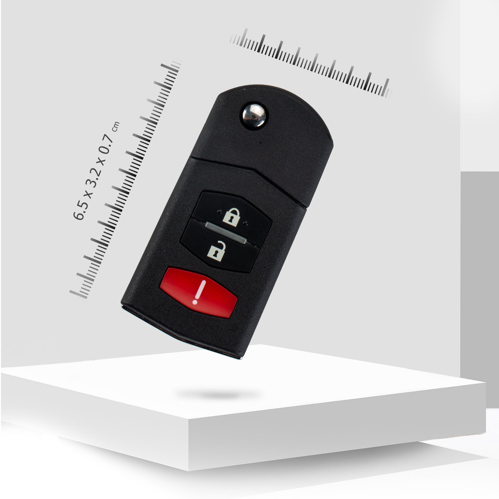 New Replacement Car Key for 2011-2015 MZDA 2, 2006-2015 MZDA 5, 2007-2015 MZDA CX-9, 2007-2012 MZDA CX-7 with P/N:BGBX1T478SKE125-01, 662F-SKE12501 M3SA