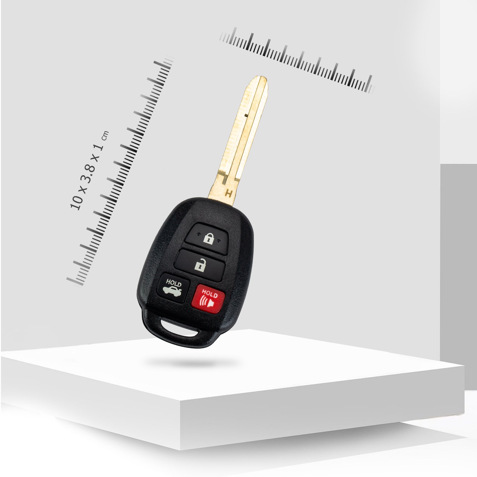 New Keyless Entry Replacement Car Key Fob for 2014/2015/2016/2017 Corolla ONLY H Chip with FCC ID:HYQ12BEL T4SH