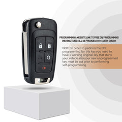 Car Key Fob Replacement for 2010/2011/2012/20013/2014/2015/2016/2017/2018/2019 Equinox with FCC ID: OHT01060512 315MHZ C4SC