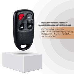 New Keyless Entry Replacement Car Key Fob for 2003/2004/2005 Mzda with FCC ID:KPU41805 4238A-12076 M4RA(5)