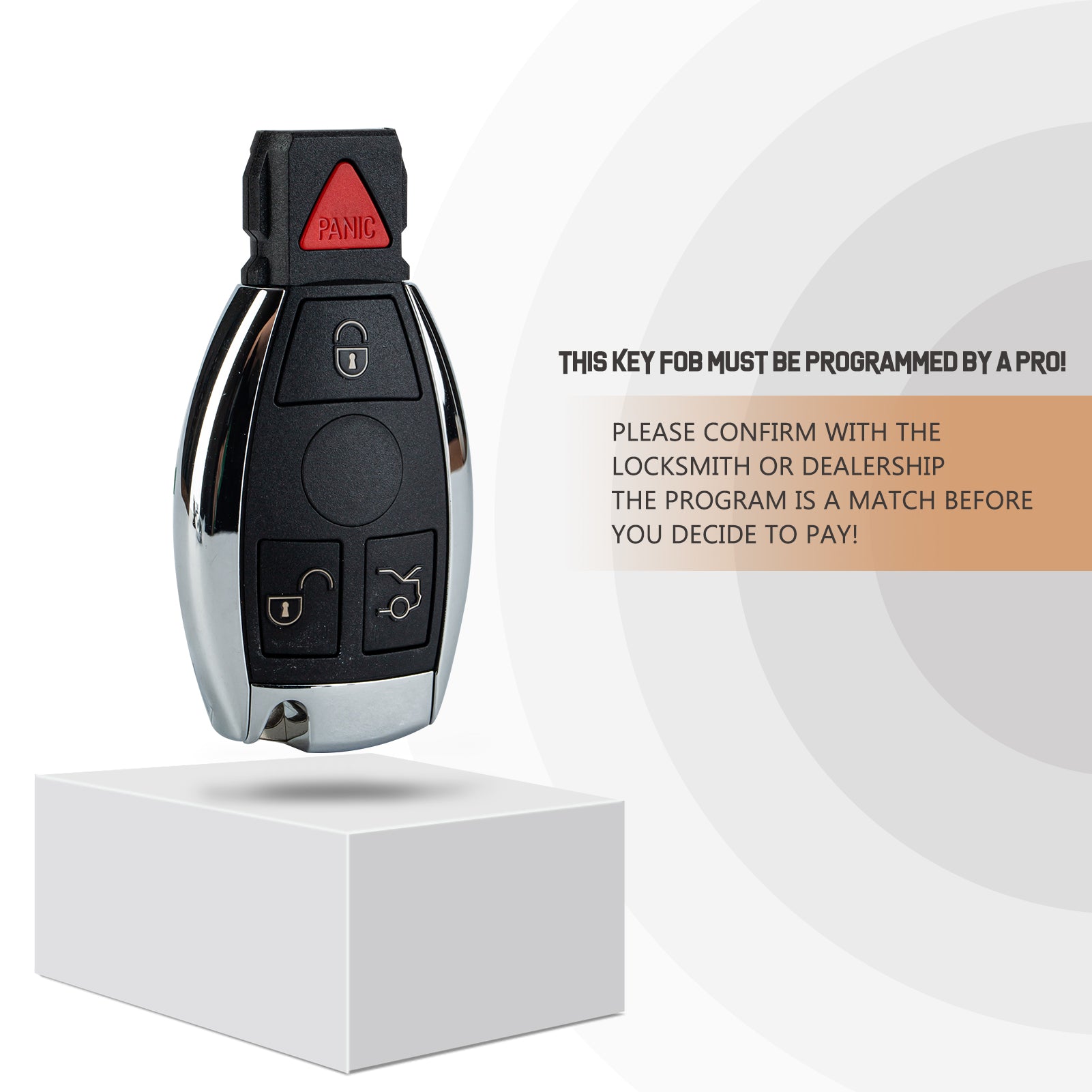 New Replacement Key Fob for 705 Moto 1997-2000, NEC 2001-2005, NEC 2006-2010,BGA 2011 Onwards with FCC ID: IYZ3312, IYZDC B4RA