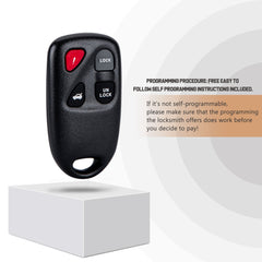 New Keyless Entry Replacement Car Key Fob for 2003/2004/2005 Mzda with FCC ID:KPU41805 4238A-12076 M4RA(10)