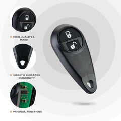 Replacement Car Key Fob for 2005/2006/2007 Subaru Forester Impreza with FCC ID: NHVWB1U711 433MHZ G2RB