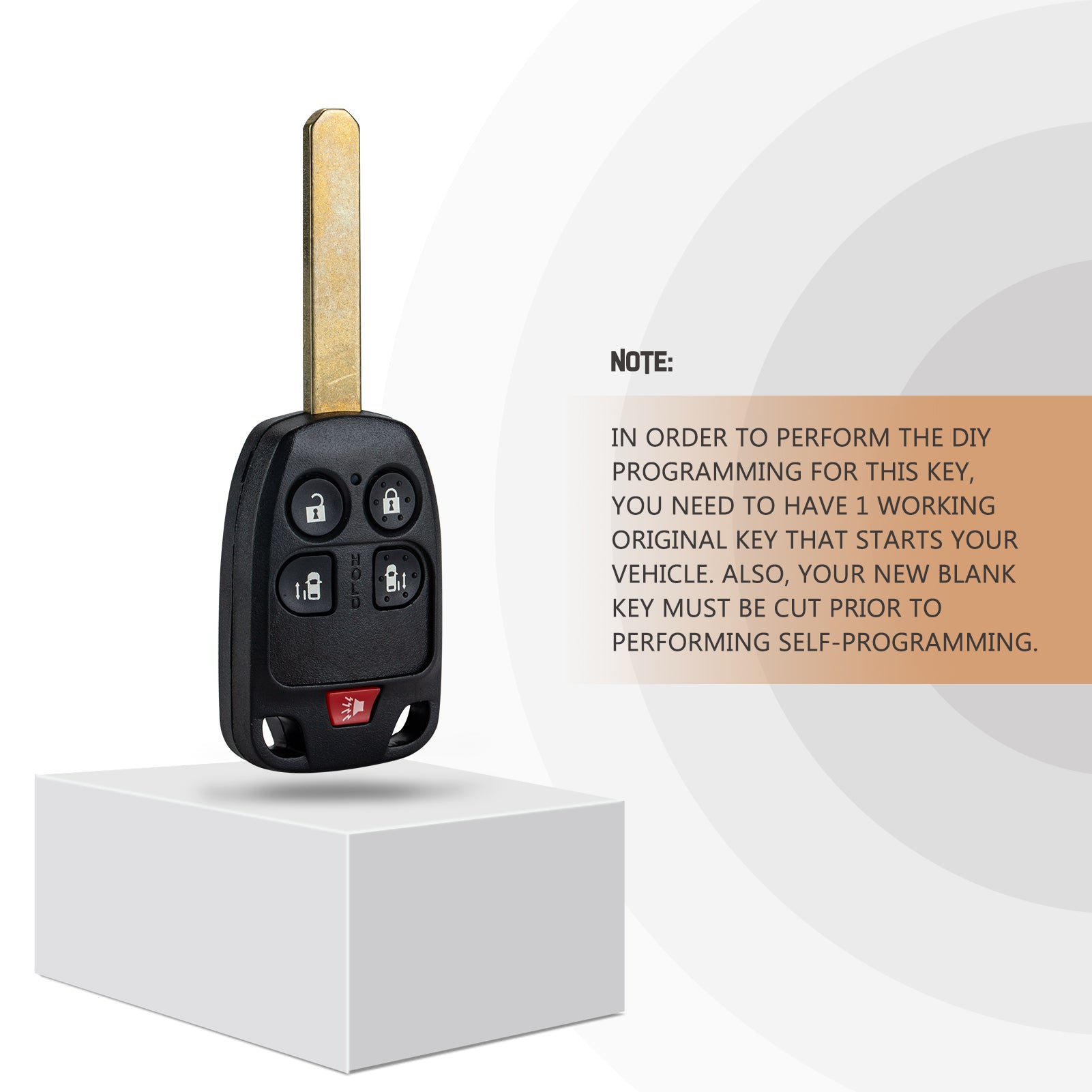 New Keyless Entry Replacement Car Key Fob for 2011/2012/2013/2014 Honda Odyssey with FCC ID: N5F-A04TAA H5SA