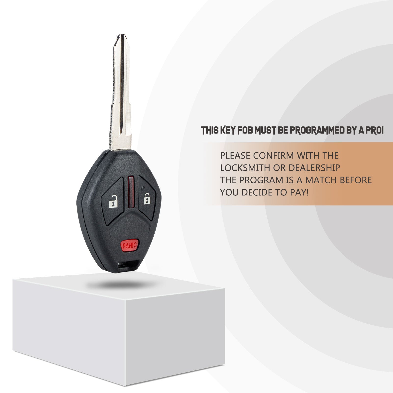 Head Key Replacement for Outlander 2007/2008/2009/2010/2011/2012/2013/2014/2015/2016 with FCC ID: OUCG8D-625M-A Chip: ID46 P/N: 6370A14 315MHZ M3SD