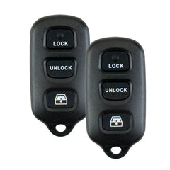 New Keyless Entry Replacement Car Key Fob for 1999-2009 4 Runner,2001-2008 Sequoia Part No. HYQ12BBX/HYQ12BAN/HYQ1512Y/1511A-12BBX T4RB